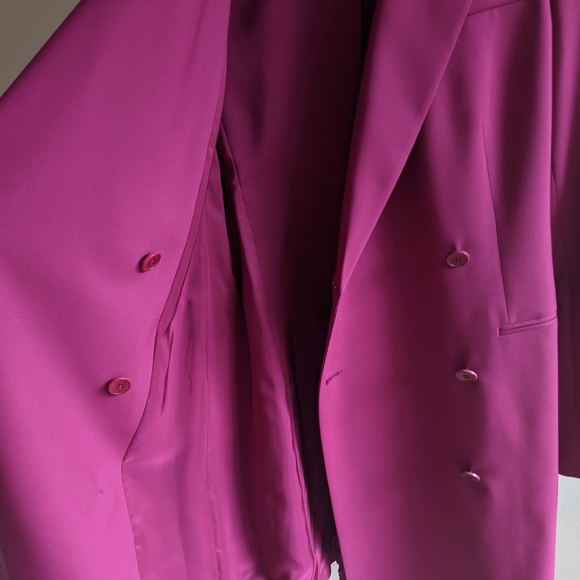 ! SOLD! Theory Pink Wool  blend Blazer - Picture 4 of 7